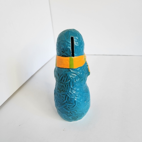 Vintage Walrus Piggy Bank Kitschy Fun Eclectic Unique Home Decor 70s 80s Kitsch - Picture 3 of 7